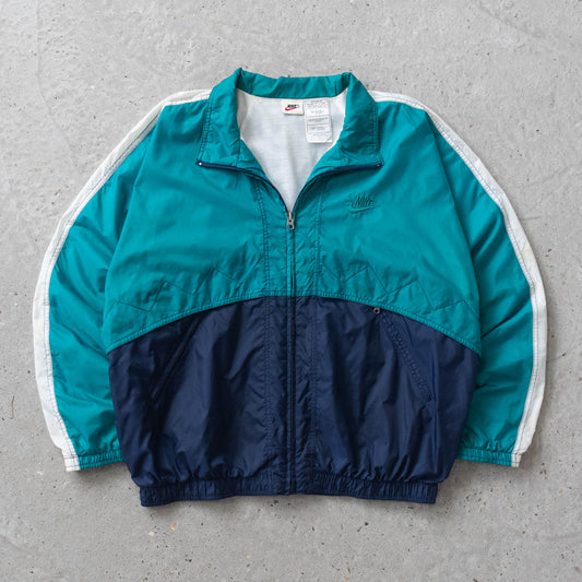 Vintage 90s Nike Two-Tone Windbreaker Jacket - M