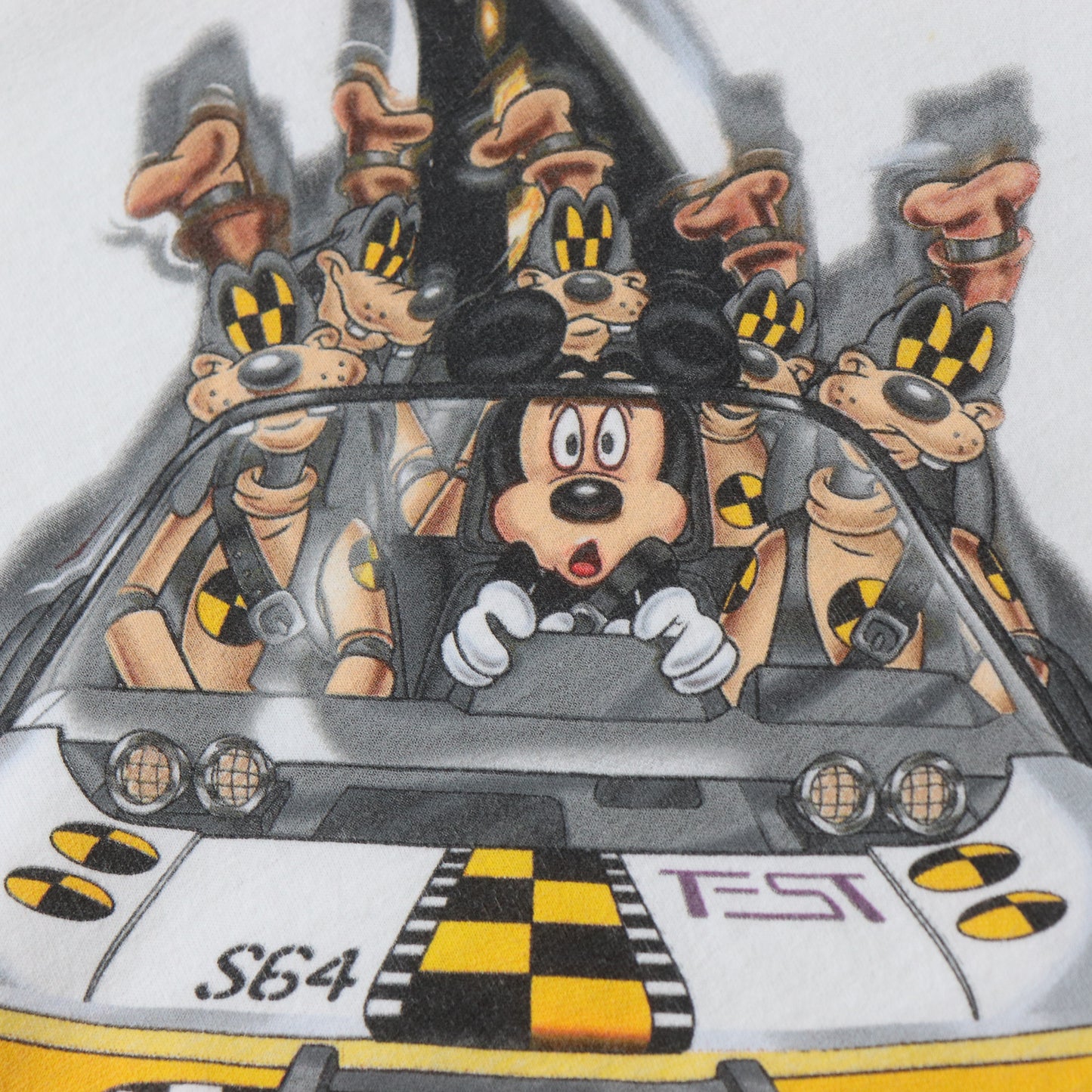 Vintage 90s Mickey & Goofy Disney Epcot Test Track Tee - XL
