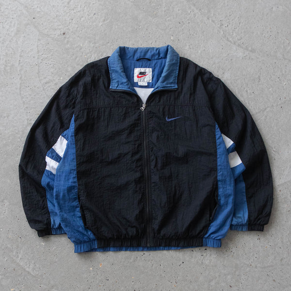 Vintage 90s Nike Big Swoosh Windbreaker Jacket - L