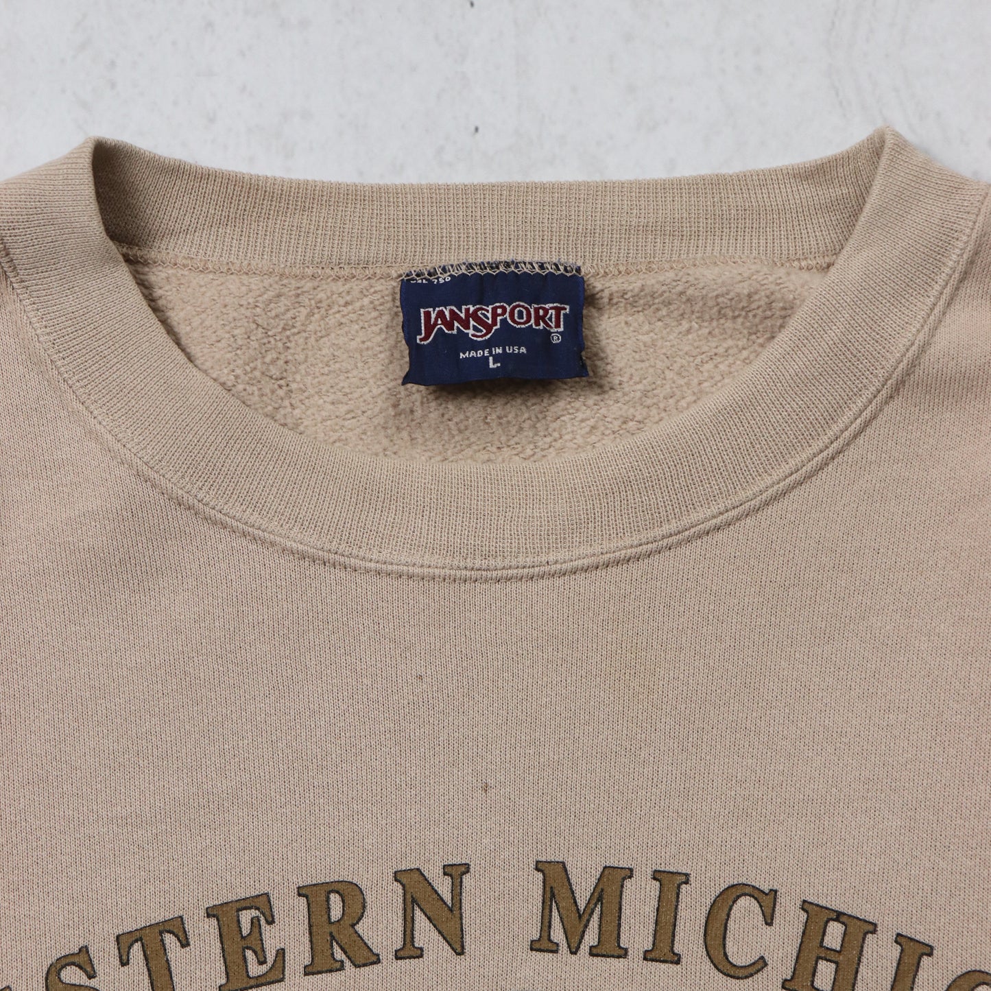 Vintage Western Michigan University NCAA Crewneck - L