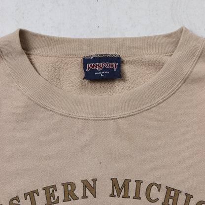 Vintage Western Michigan University NCAA Crewneck - L