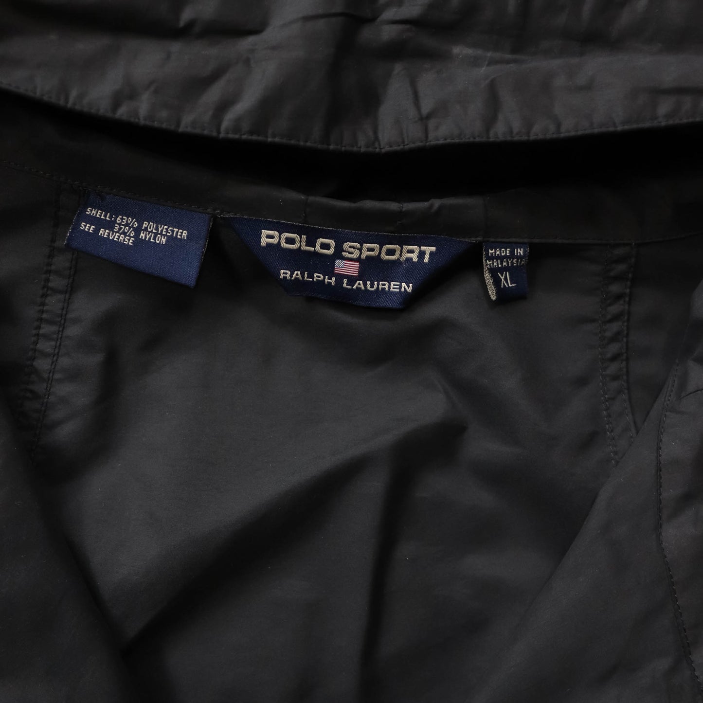 Polo Sport Hooded Windbreaker Jacket - 90s (XL)