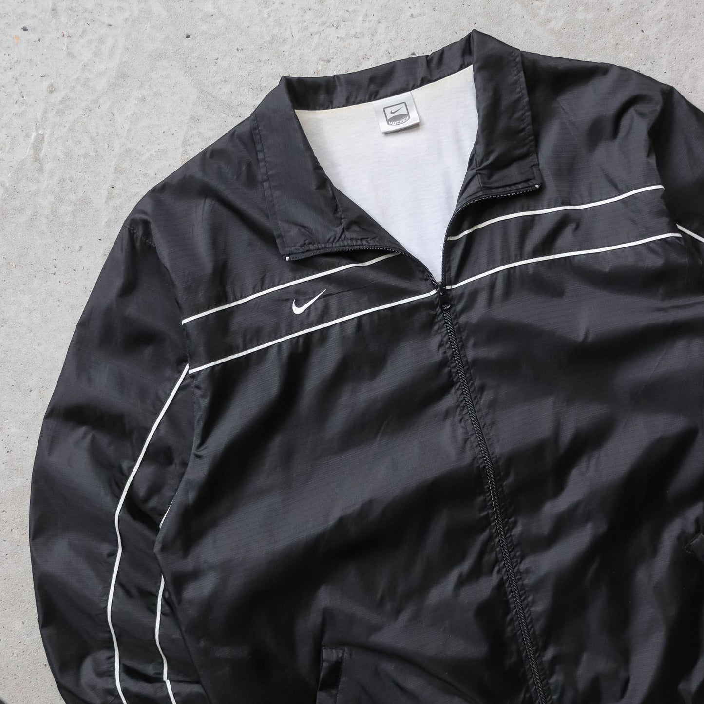 Nike Hockey Mini Swoosh Windbreaker Jacket - 2000s (XL)