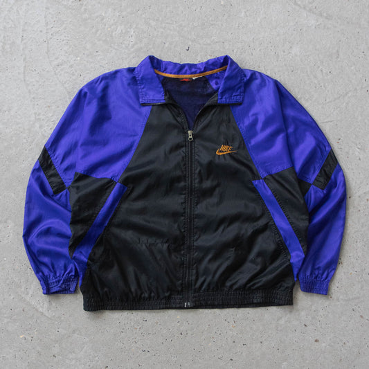 Vintage 90s Nike Two-Tone Windbreaker Jacket - L