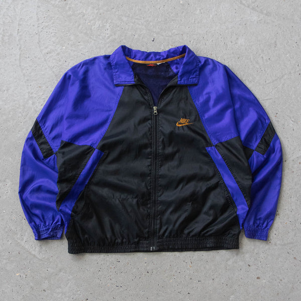 Vintage 90s Nike Two-Tone Windbreaker Jacket - L