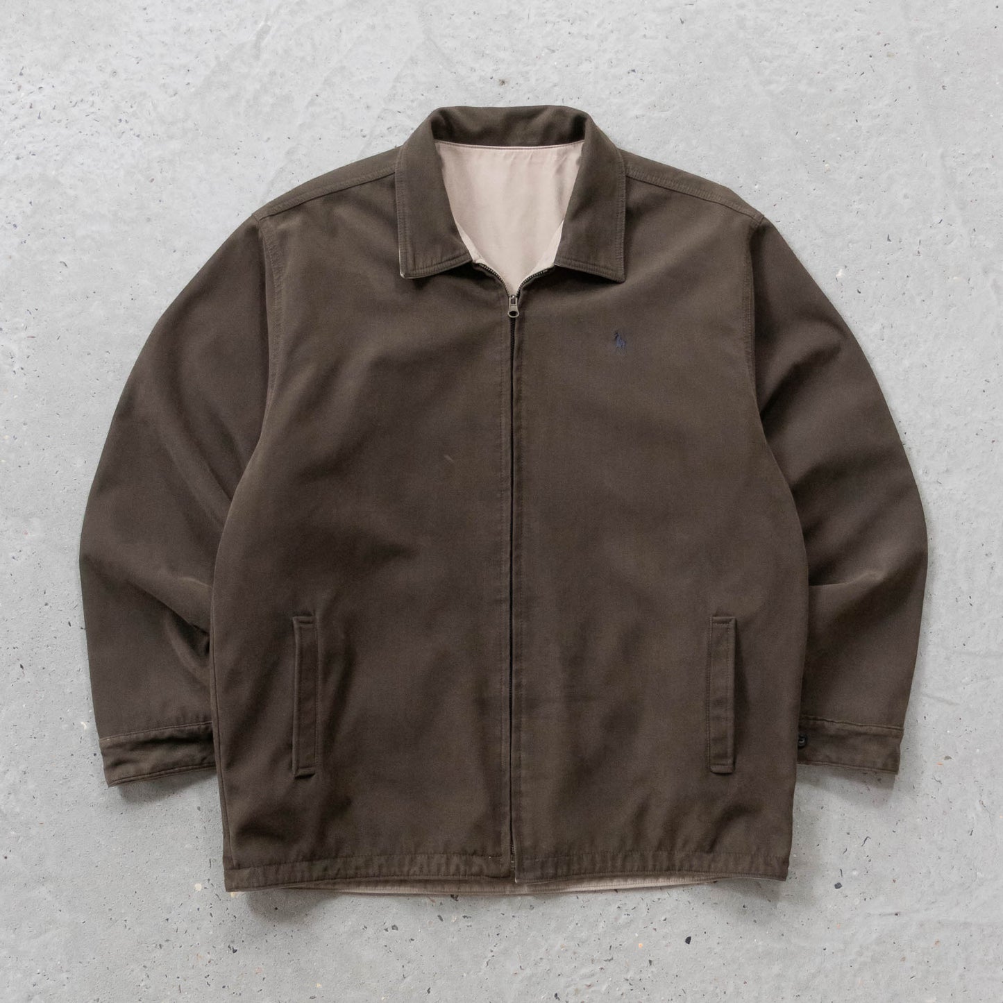 Polo Ralph Lauren Reversible Harrington Jacket - 90s (XL)