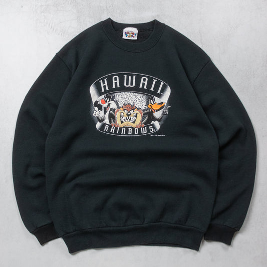 Vintage 90s Hawaii Rainbows x Looney Tunes Crewneck - XS