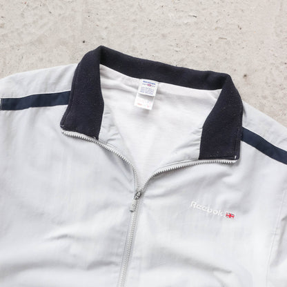 Reebok Embroidered Spellout Windbreaker Jacket - 90s (M)