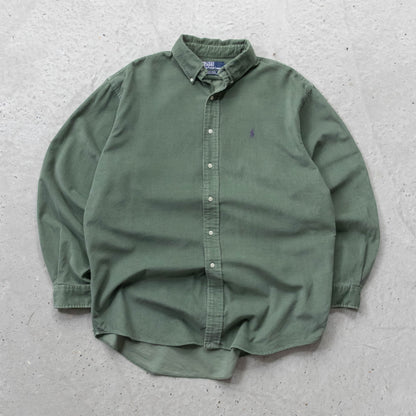 Polo Ralph Lauren Corduroy Button Up Shirt - 90s (L)