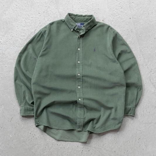 Polo Ralph Lauren Corduroy Button Up Shirt - 90s (L)