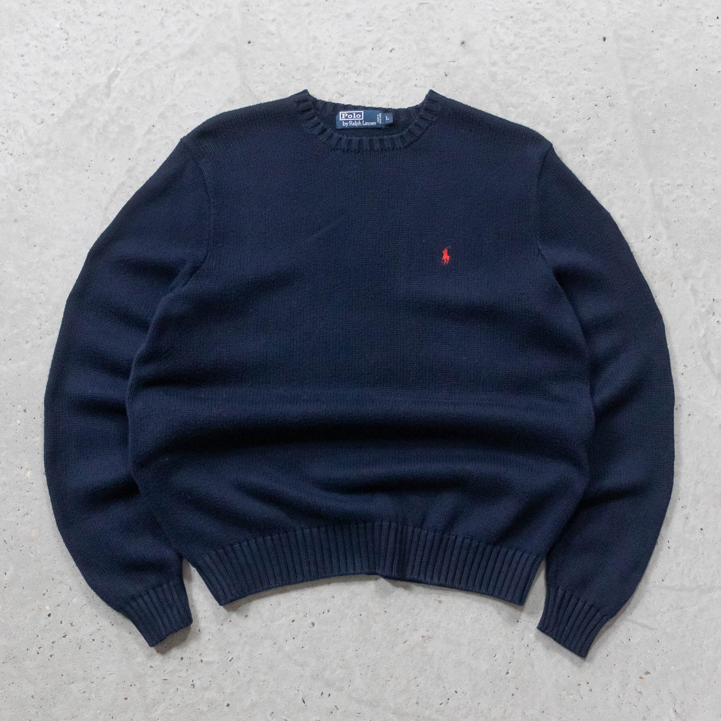 Polo Ralph Lauren Heavy Knit Sweater - 90s (L)