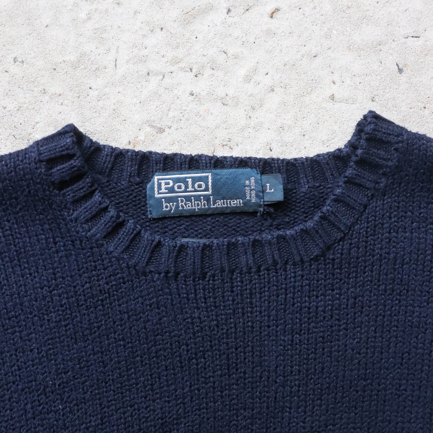 Polo Ralph Lauren Heavy Knit Sweater - 90s (L)