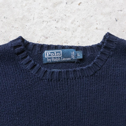 Polo Ralph Lauren Heavy Knit Sweater - 90s (L)