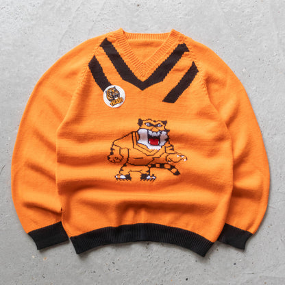 Balmain Tigers Handmade Knit Sweater - 80s? (L)