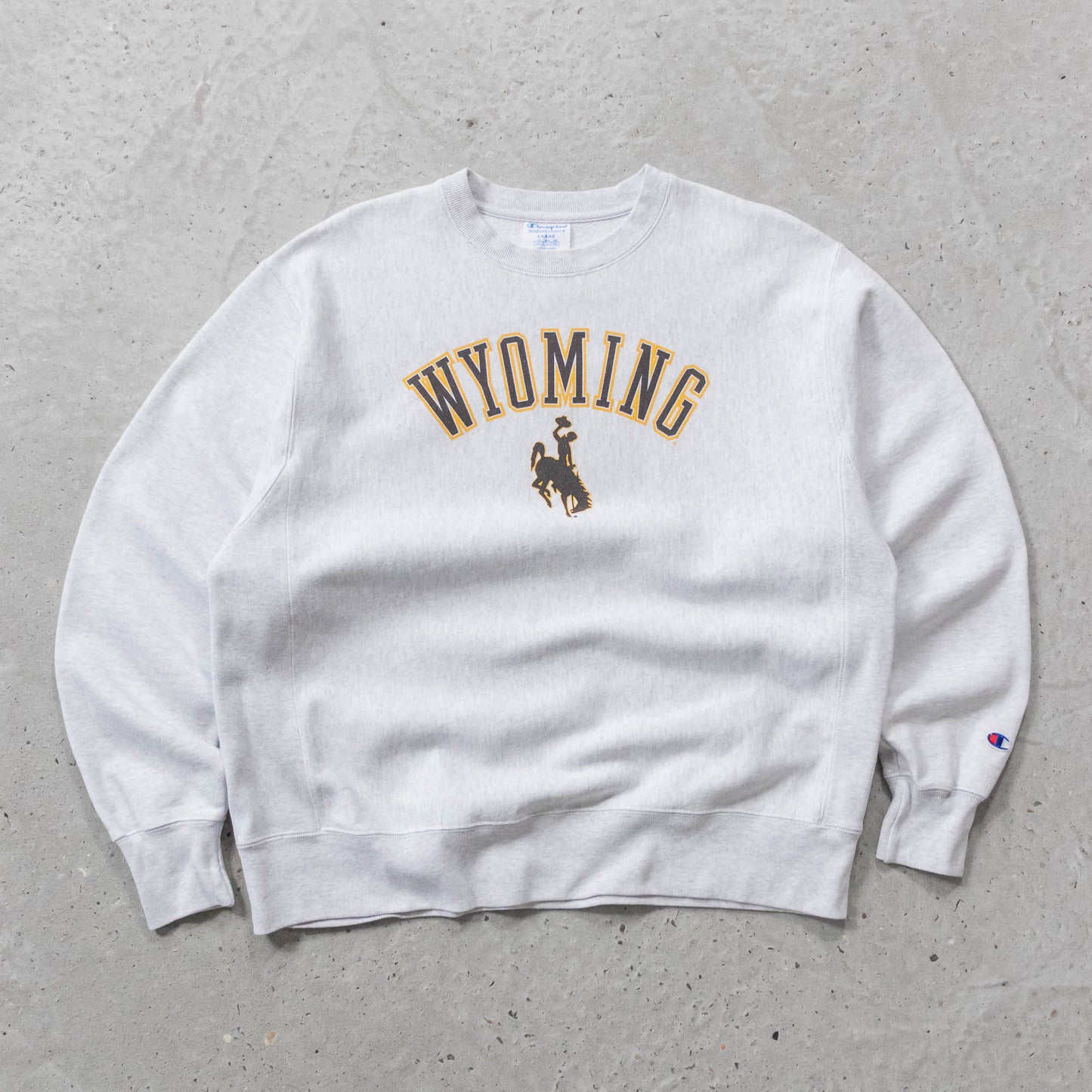 Wyoming Cowboys Champion Reverse Weave Sweatshirt - 90s (L)