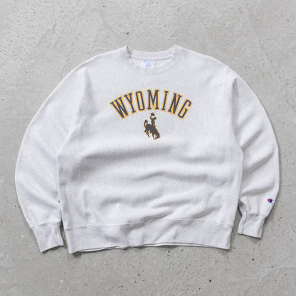 Wyoming Cowboys Champion Reverse Weave Sweatshirt - 90s (L)