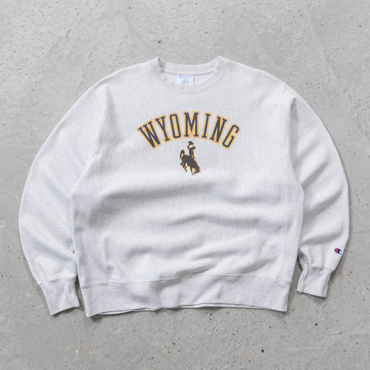 Wyoming Cowboys Champion Reverse Weave Sweatshirt - 90s (L)