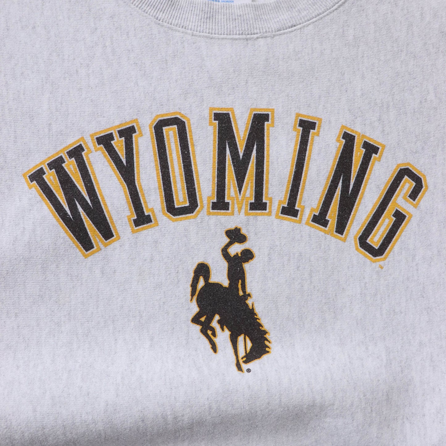 Wyoming Cowboys Champion Reverse Weave Sweatshirt - 90s (L)