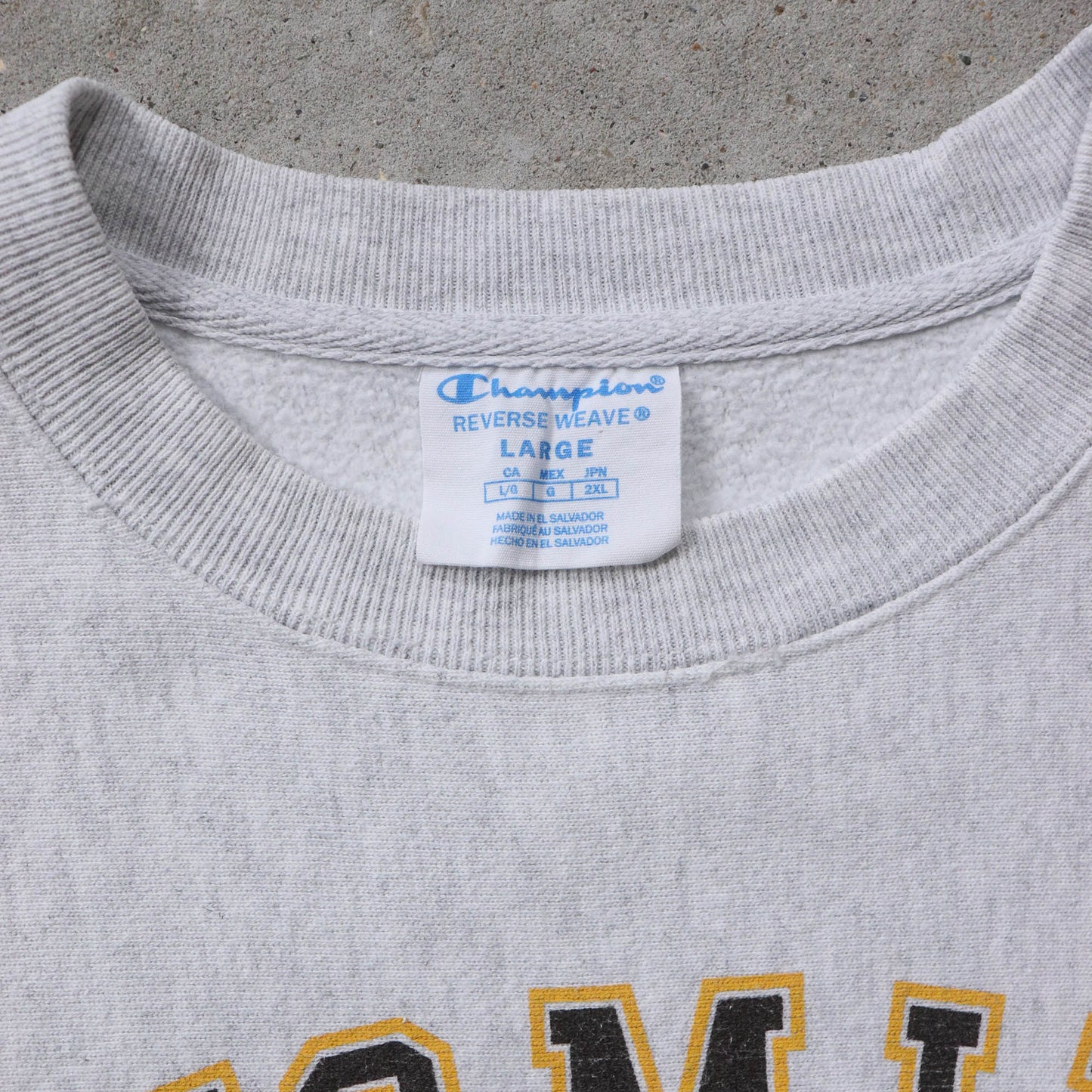 Wyoming Cowboys Champion Reverse Weave Sweatshirt - 90s (L)