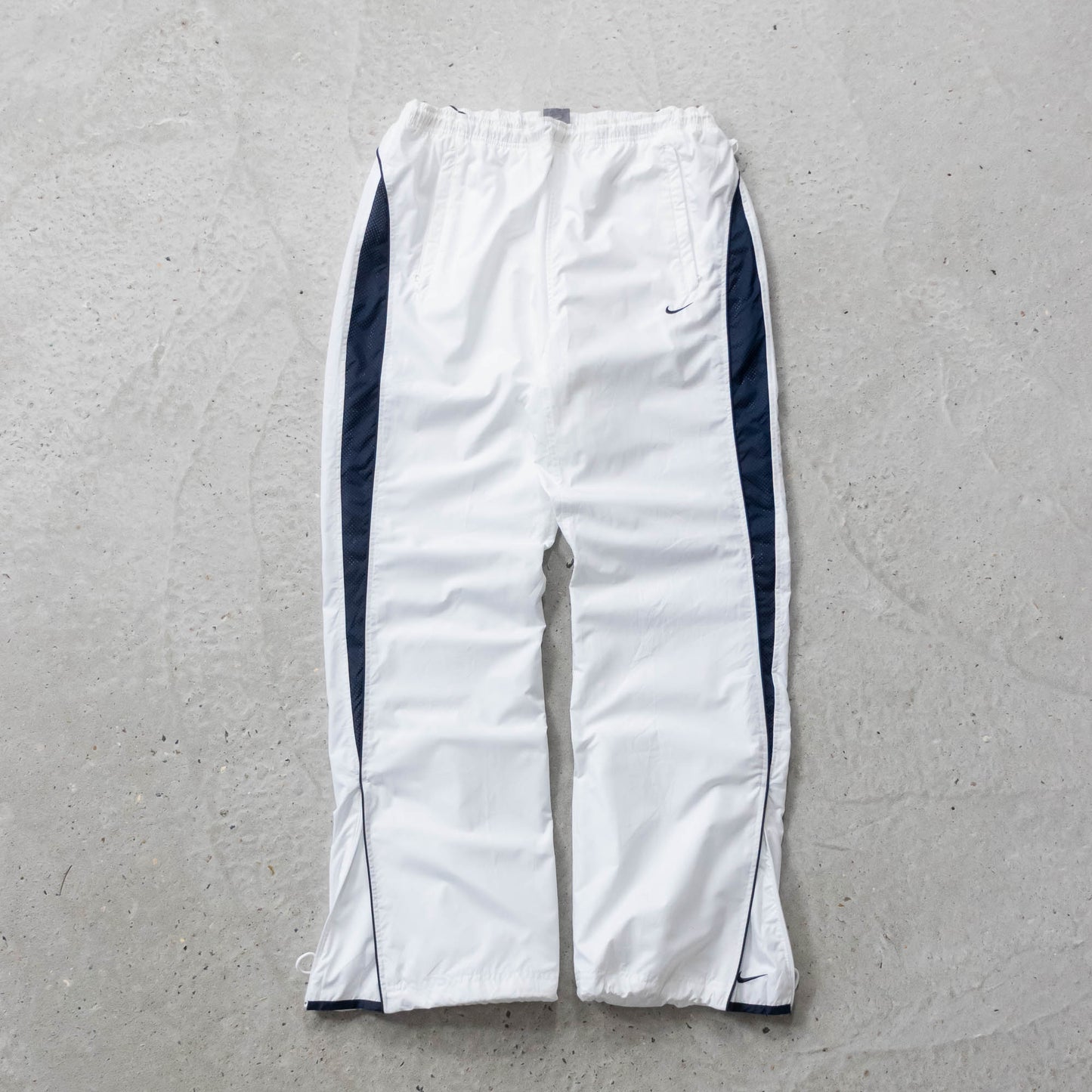 Nike Swoosh Mesh Panelled Track Pants - 2000s (L)
