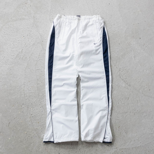 Nike Swoosh Mesh Panelled Track Pants - 2000s (L)