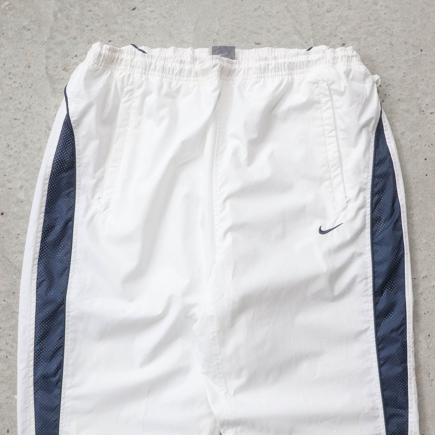 Nike Swoosh Mesh Panelled Track Pants - 2000s (L)
