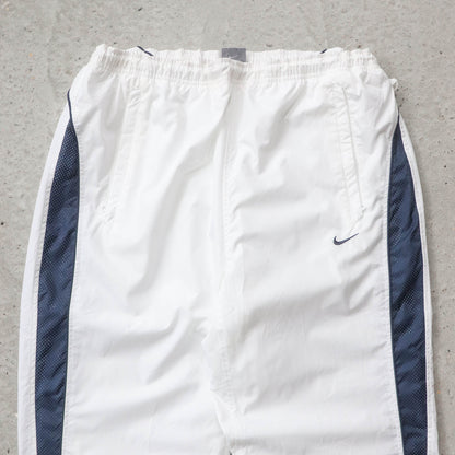 Nike Swoosh Mesh Panelled Track Pants - 2000s (L)