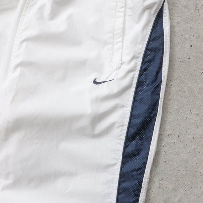 Nike Swoosh Mesh Panelled Track Pants - 2000s (L)