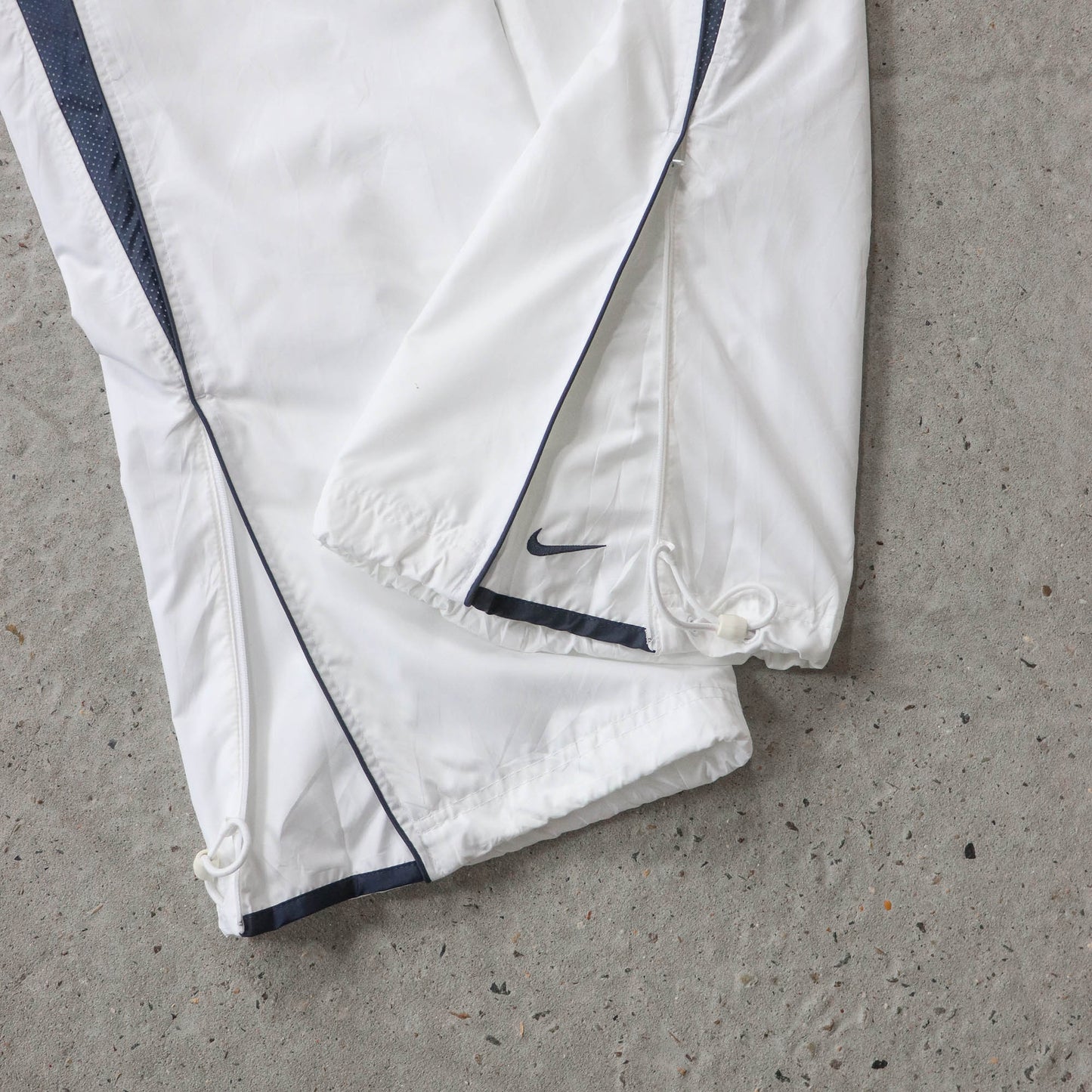 Nike Swoosh Mesh Panelled Track Pants - 2000s (L)