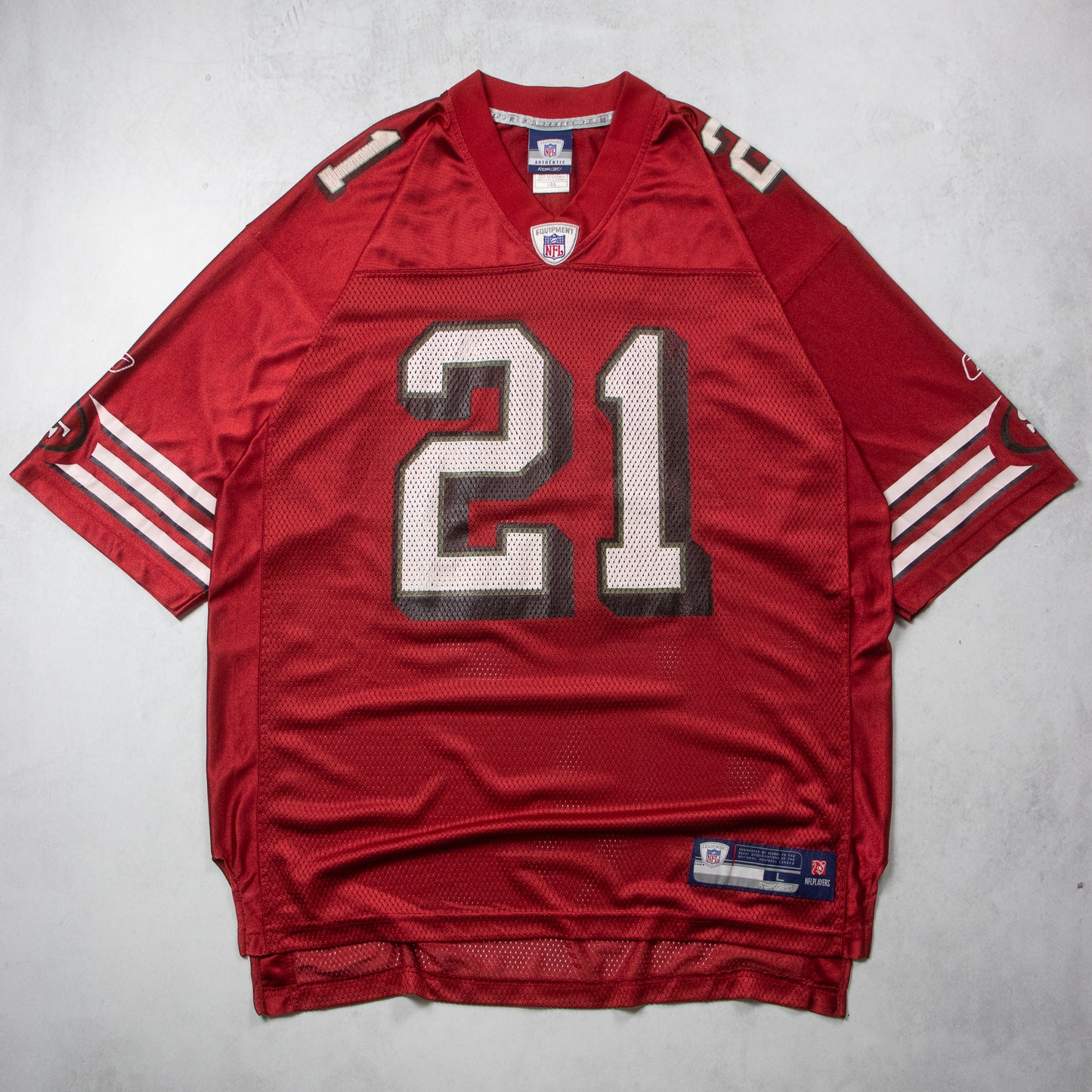 Vintage San Francisco 49ers #21 Frank Gore Reebok NFL Jersey - L
