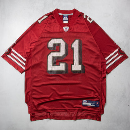 Vintage San Francisco 49ers #21 Frank Gore Reebok NFL Jersey - L