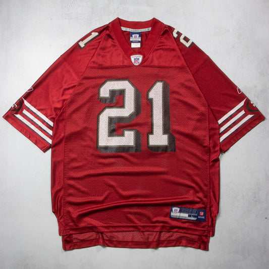 Vintage San Francisco 49ers #21 Frank Gore Reebok NFL Jersey - L