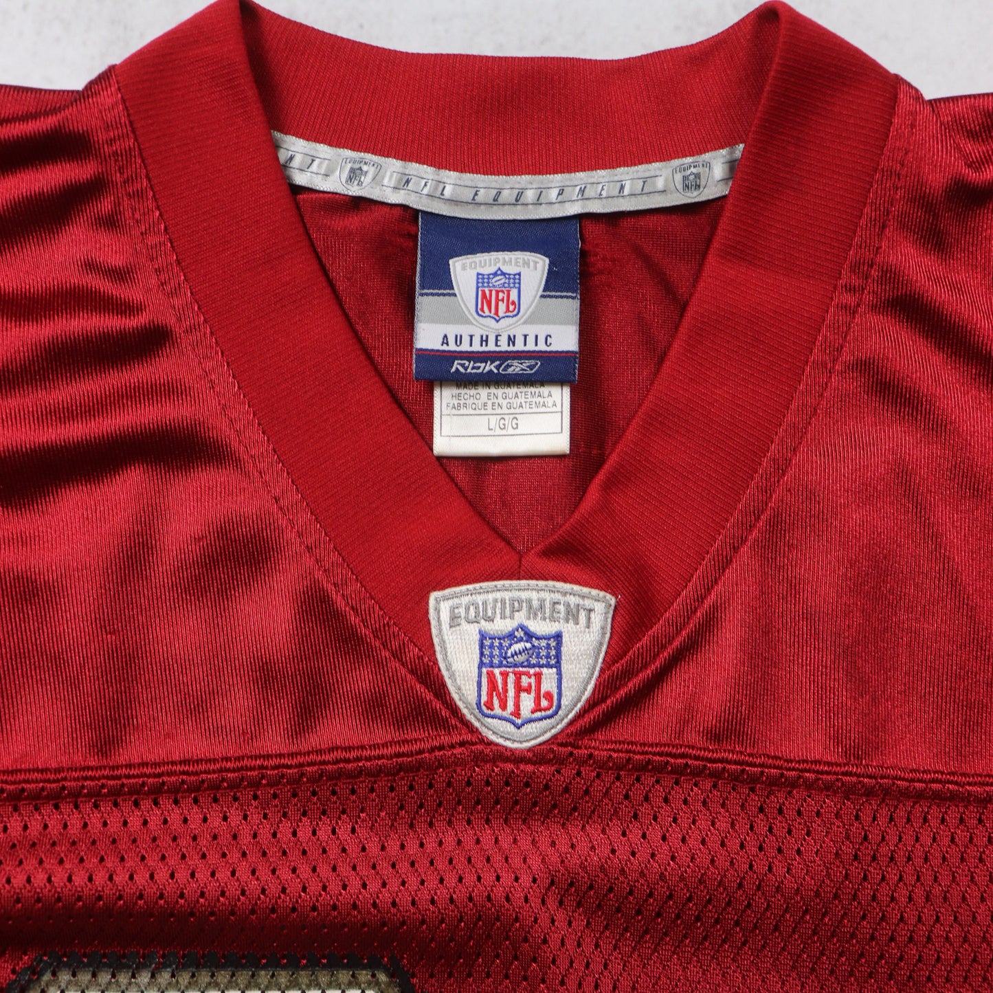 Vintage San Francisco 49ers #21 Frank Gore Reebok NFL Jersey - L