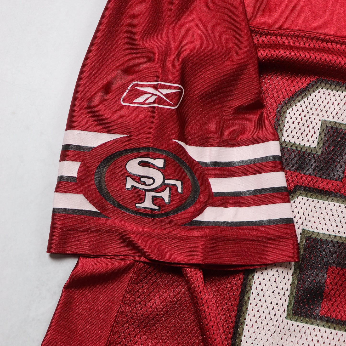 Vintage San Francisco 49ers #21 Frank Gore Reebok NFL Jersey - L