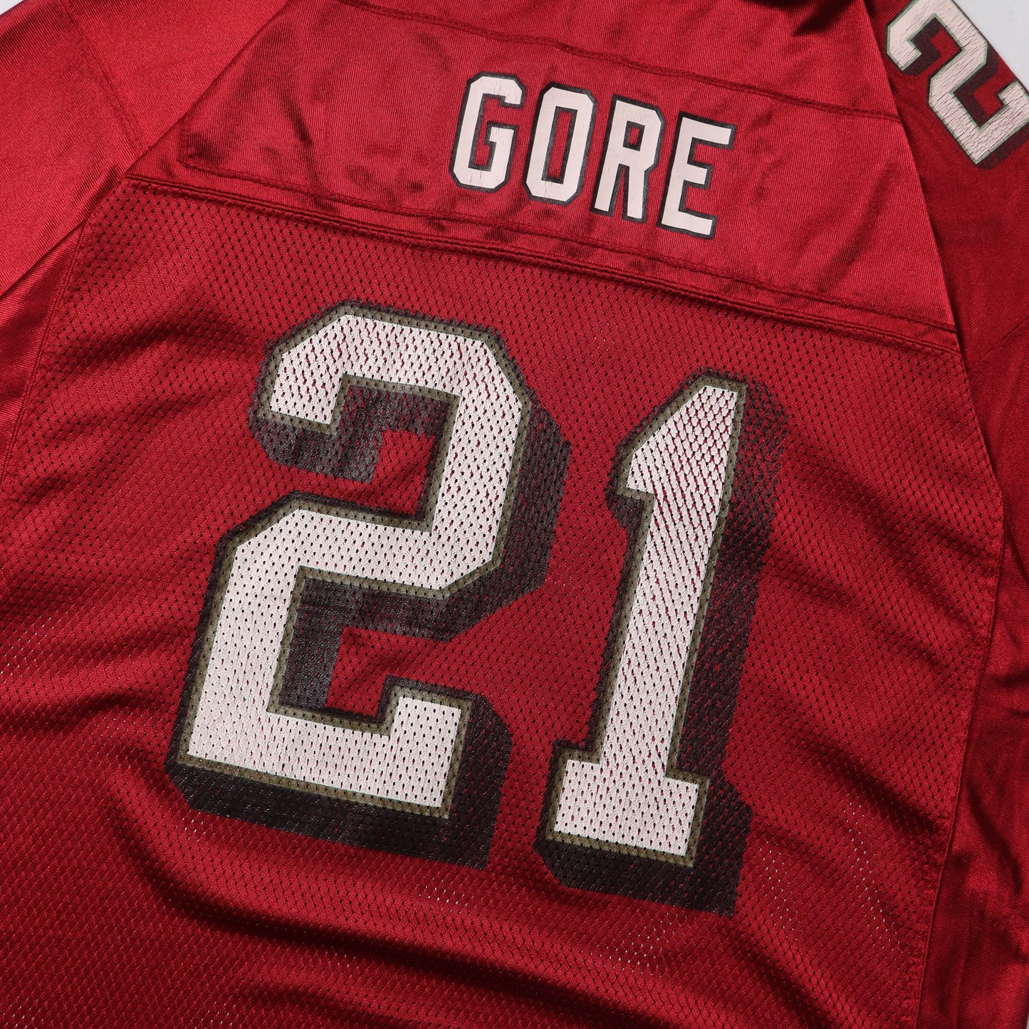 Vintage San Francisco 49ers #21 Frank Gore Reebok NFL Jersey - L