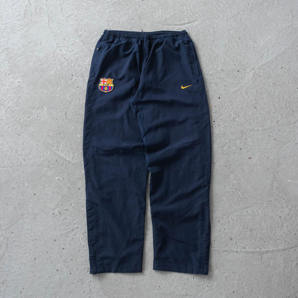 Vintage Nike FC Barcelona Football Track Pants - L