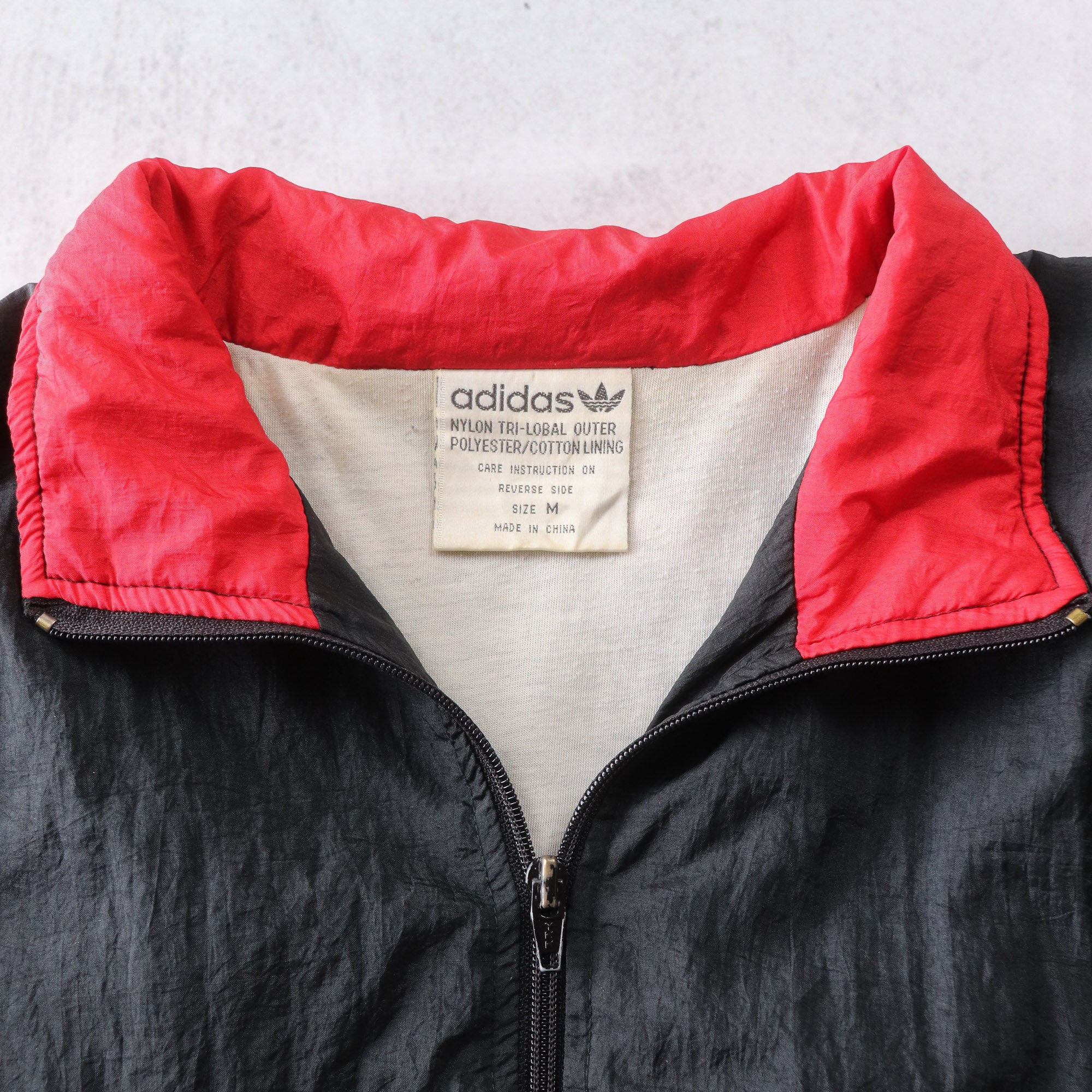 Vintage 90s Adidas 3-Stripe Windbreaker Jacket - M – AL Vintage