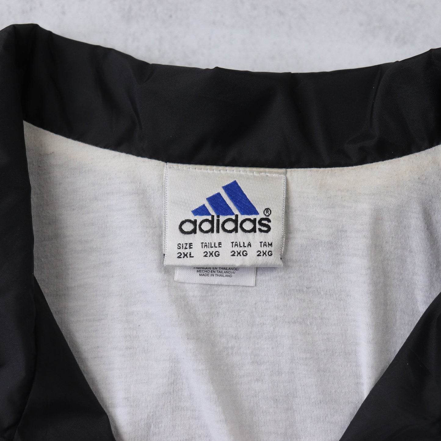 Vintage 90s Adidas 3-Stripe Track Jacket - XXL