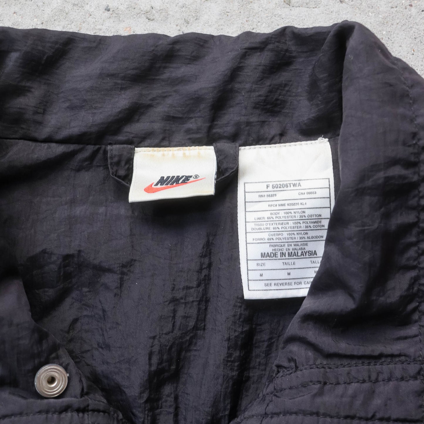 Nike Mini Swoosh Taped Seam Track Jacket - 90s (M)