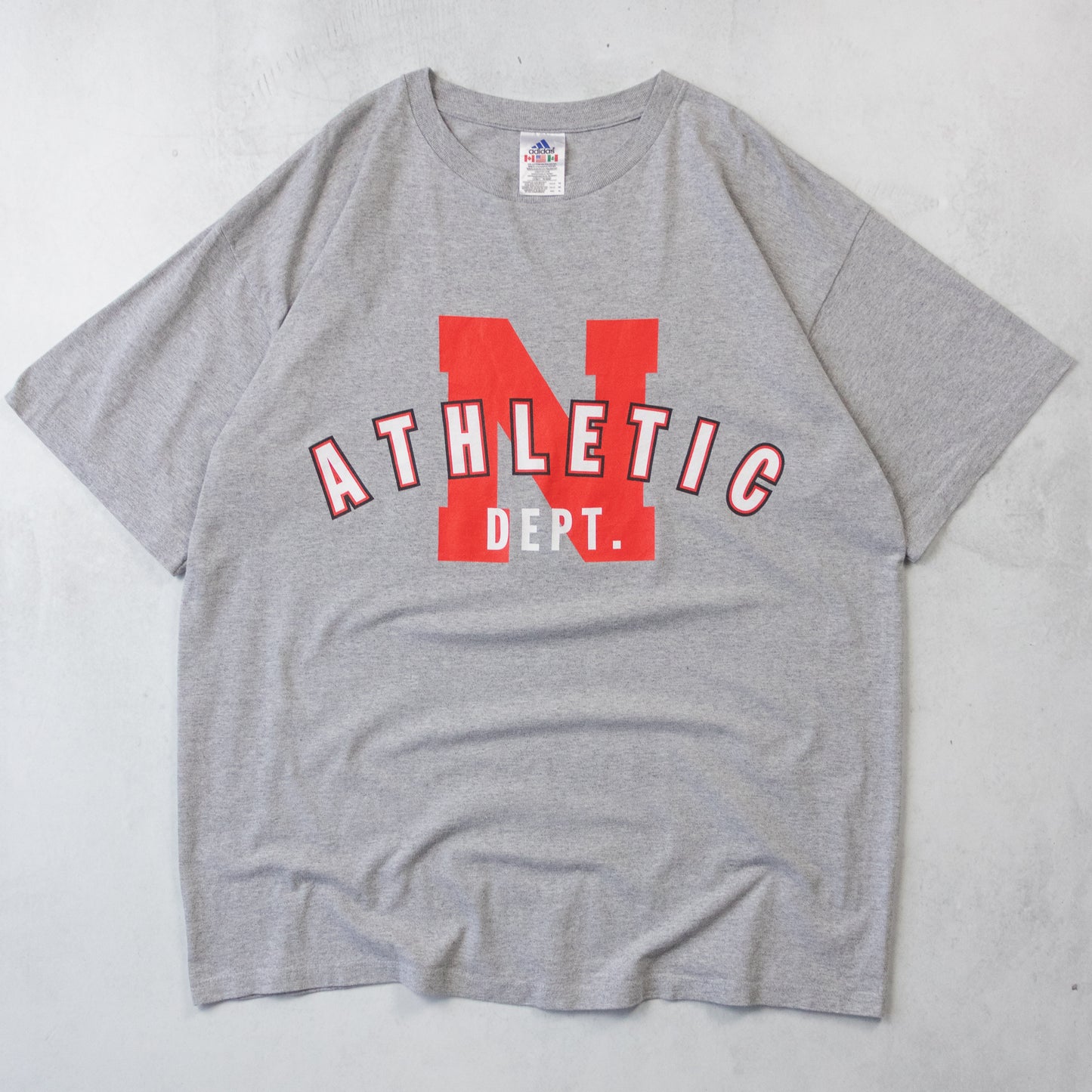 Vintage 90s Adidas Athletic Dept Tee - XL