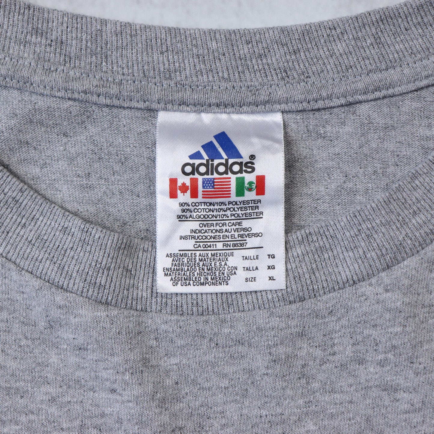 Vintage 90s Adidas Athletic Dept Tee - XL