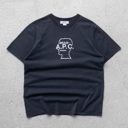 APC x Brain Dead Embroidered Logo Tee - (XL)