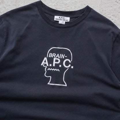 APC x Brain Dead Embroidered Logo Tee - (XL)