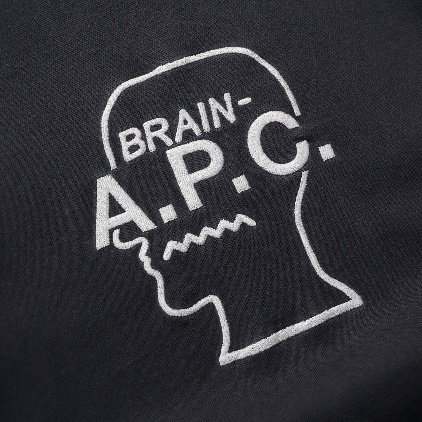 APC x Brain Dead Embroidered Logo Tee - (XL)