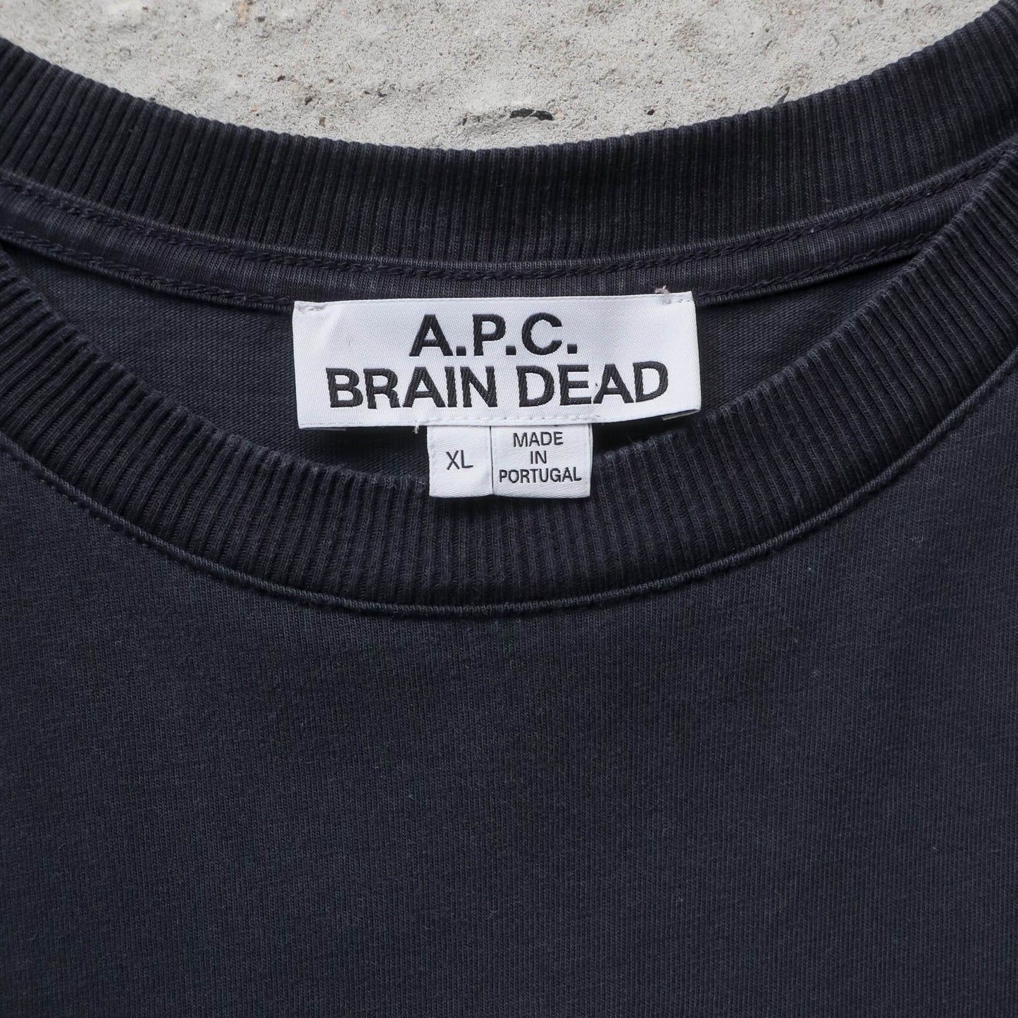 APC x Brain Dead Embroidered Logo Tee - (XL)