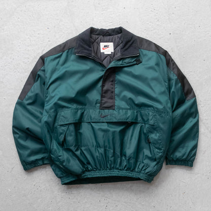 Nike Big Swoosh 1/4 Zip Puffer Jacket - 90s (XL)