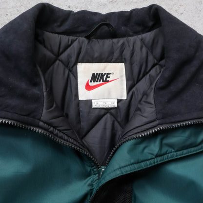 Nike Big Swoosh 1/4 Zip Puffer Jacket - 90s (XL)