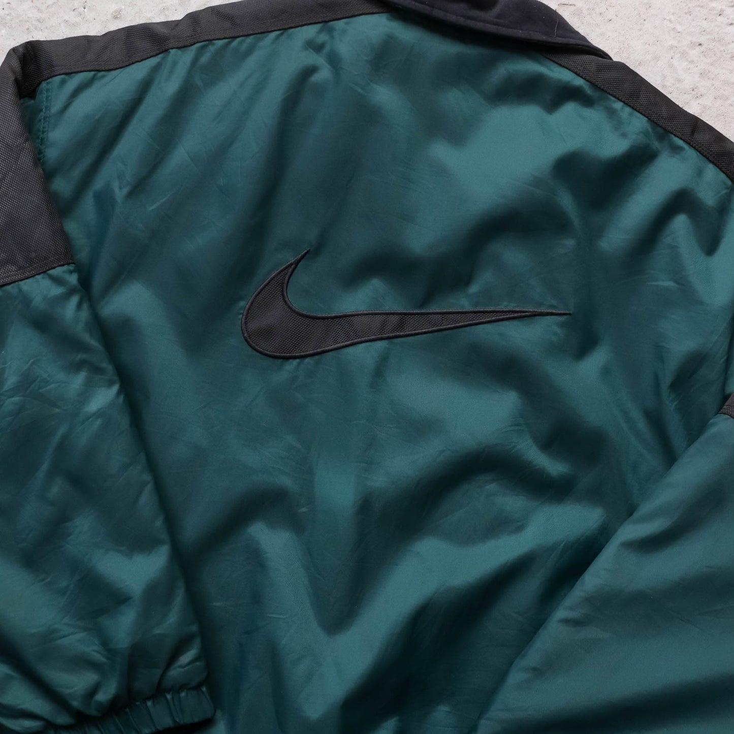 Nike Big Swoosh 1/4 Zip Puffer Jacket - 90s (XL)