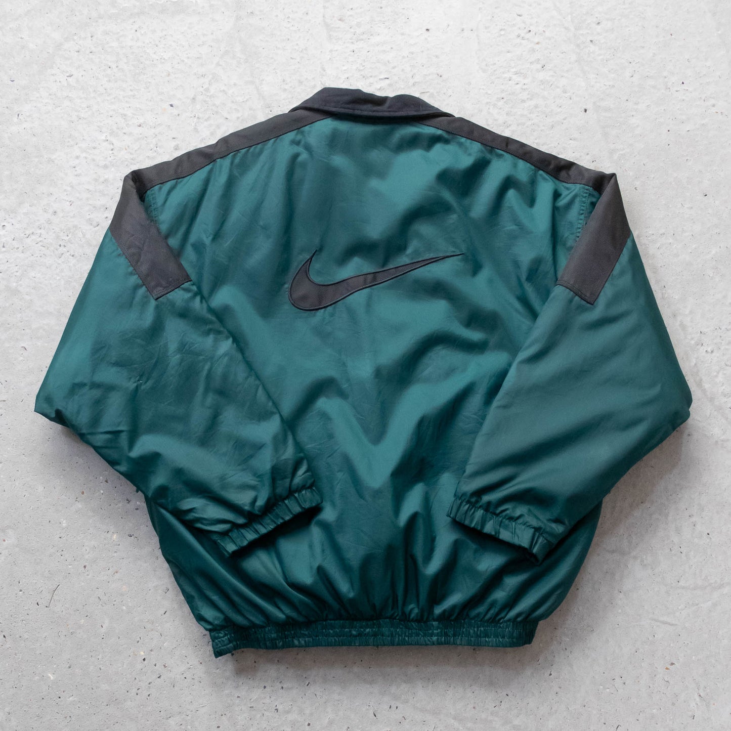 Nike Big Swoosh 1/4 Zip Puffer Jacket - 90s (XL)