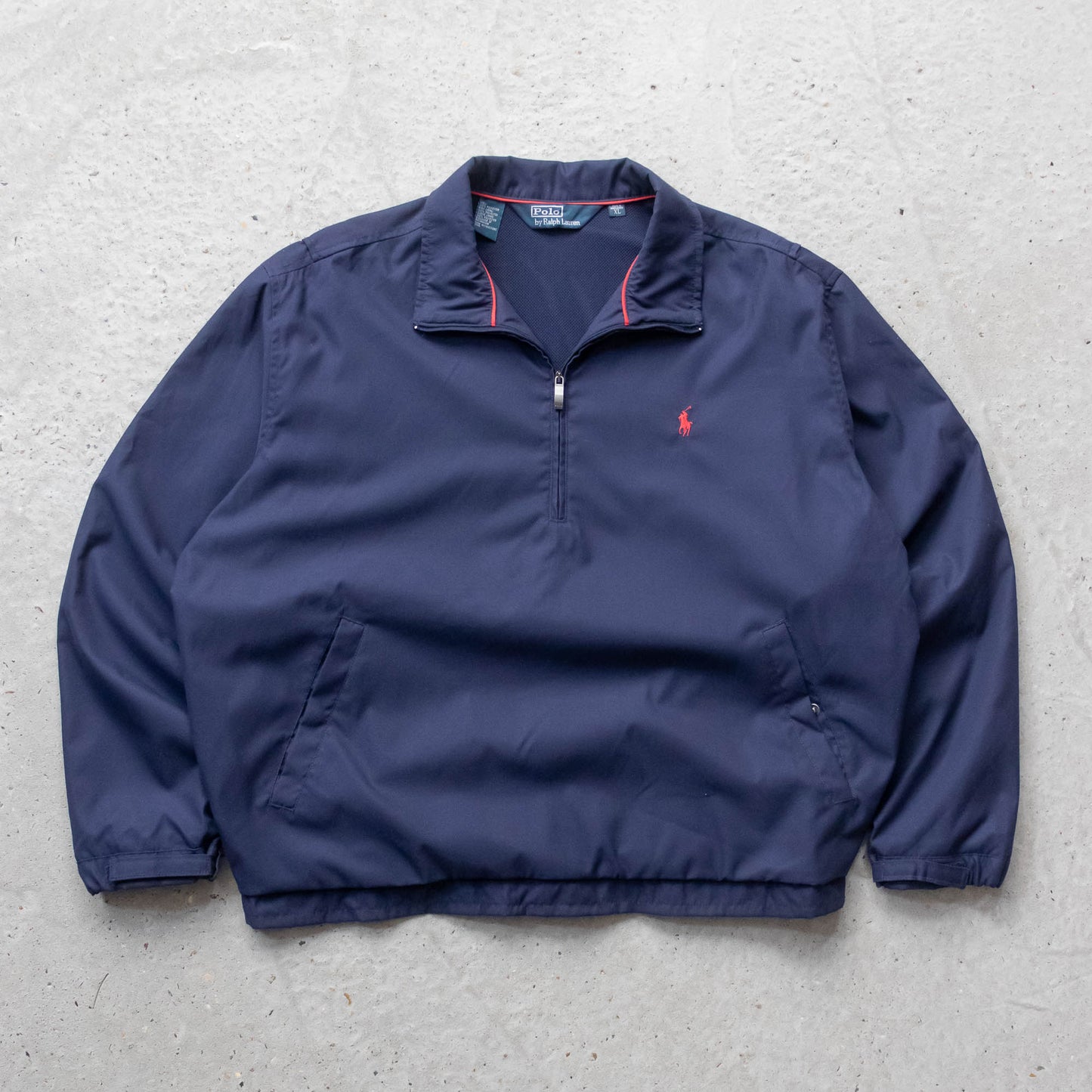 Polo Ralph Lauren 1/4 Zip Windbreaker Jacket - 2000s (XL)
